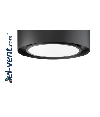 Cleanair Cloud black LED luminaire