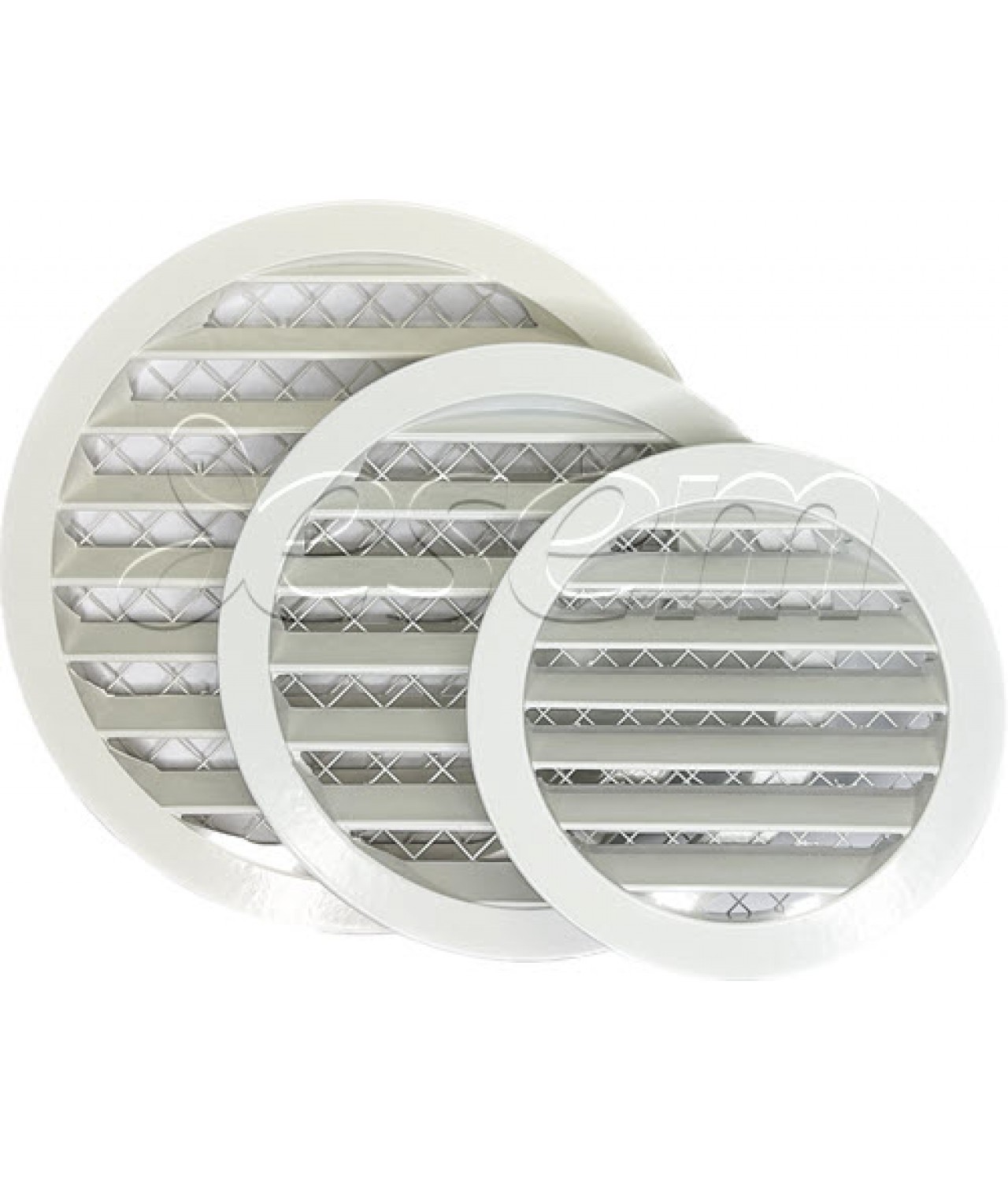 Aluminum ventilation grille AG ALU RAL9010 white