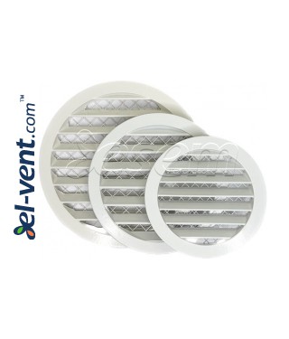 Aluminum ventilation grille AG ALU RAL9010 white