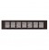 Furniture aluminum vents 300x60 ALPEA306B - brown