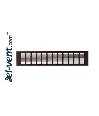 Furniture aluminum vents 500x100 ALPEA5010B - brown