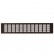 Furniture aluminum vents 500x100 ALPEA5010B - brown