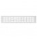 Furniture aluminum vents 500x100 ALPEA5010W - white