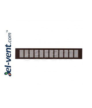 Furniture aluminum vents 500x80 ALPEA508B - brown