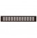 Furniture aluminum vents 500x80 ALPEA508B - brown