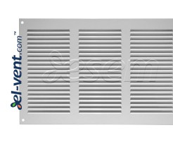 Metal vent cover EMS3020W 300x200 mm