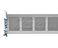 Вентиляционная решетка металлическая EMS4015G 400x150 мм