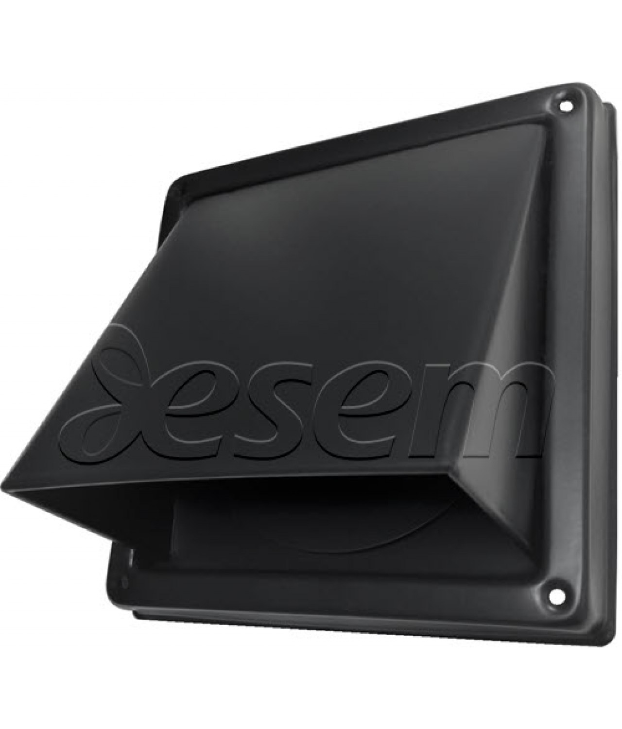 Exterior vents with gravity backdraft stopper GLN INOX BLACK