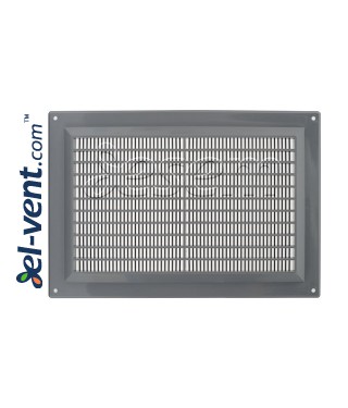 Vent cover 250x170 mm grey
