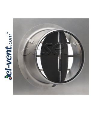 Outside gravity vent covers INOX SIGMA with double backdraft stopper ...