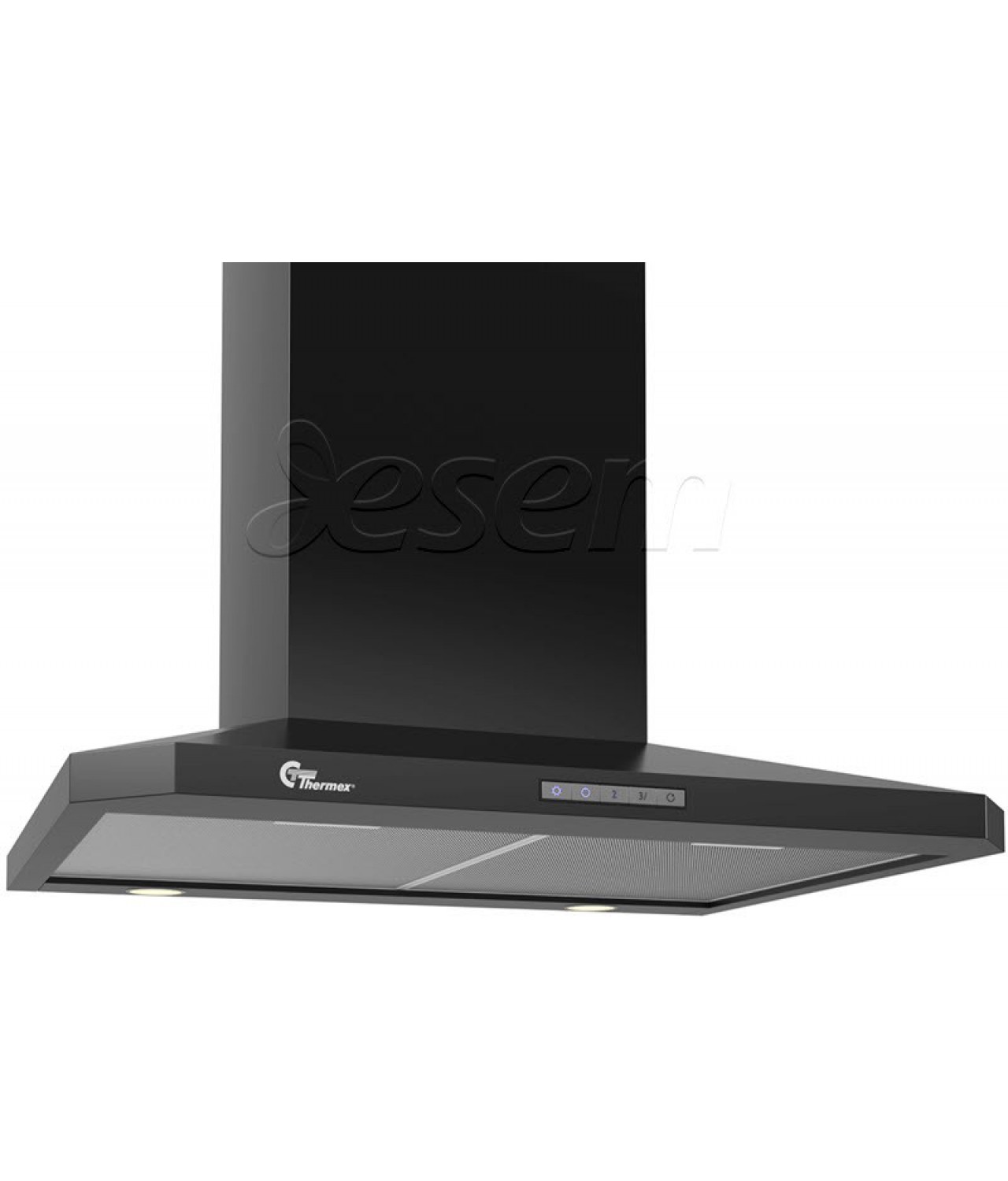 Wall mounted cooker hoods Decor 787 black 600 mm