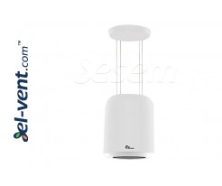 Island hoods-lamps with plasma filter Green air white