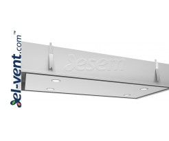 Ceiling integrated cooker hood Newcastle Maxi 1200 white