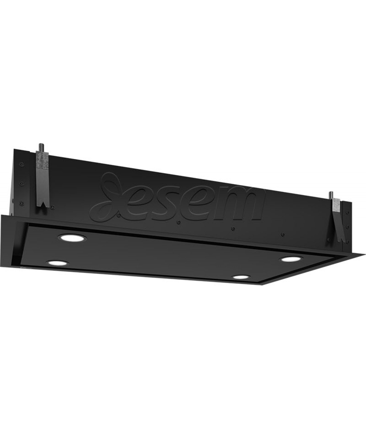 Ceiling integrated cooker hood Newcastle Medio 900 black