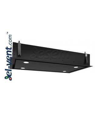 Ceiling integrated cooker hood Newcastle Medio 900 black without motor