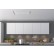 Ceiling integrated cooker hood Newcastle Medio 900 white without motor - installed in ceiling