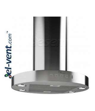 Island cooker hoods Oxford 600 stainless steel