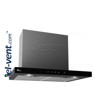 Cabinet integrated cooker hood Super Silent 600 GT black