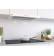 Cabinet integrated retractable cooker hood Super Silent Slider 500 white - installed