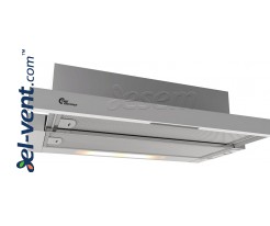 Cabinet integrated cooker hood York III Lux 600 white