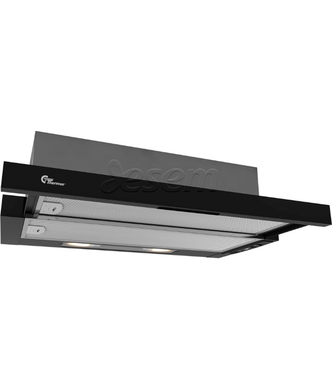 Cabinet integrated cooker hood York III Standard 600 black