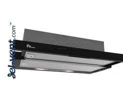 Cabinet integrated cooker hood York III Standard 600 black