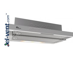 Cabinet integrated cooker hood York III Standard 600 white