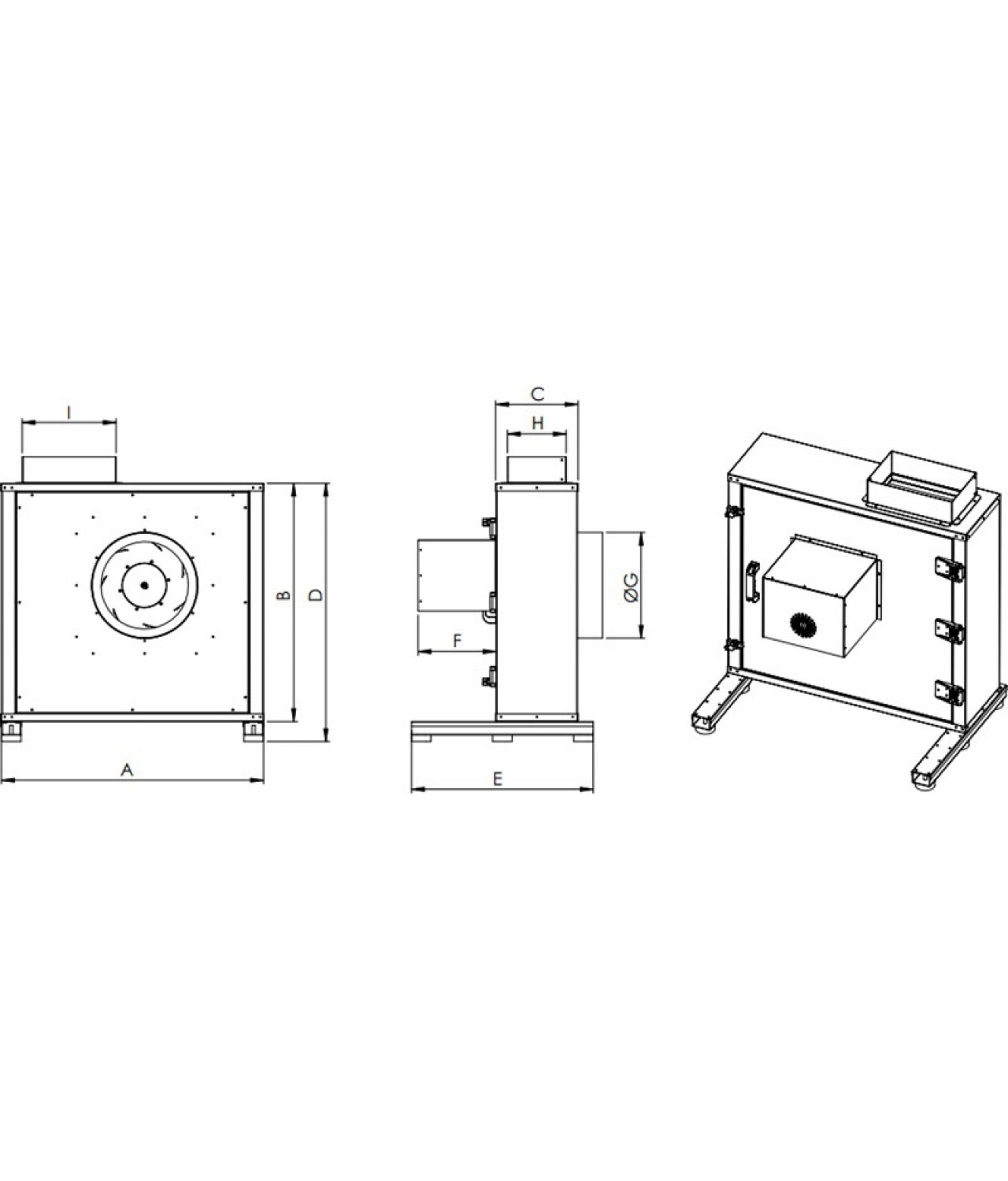 BKEF Pressure fan drawing