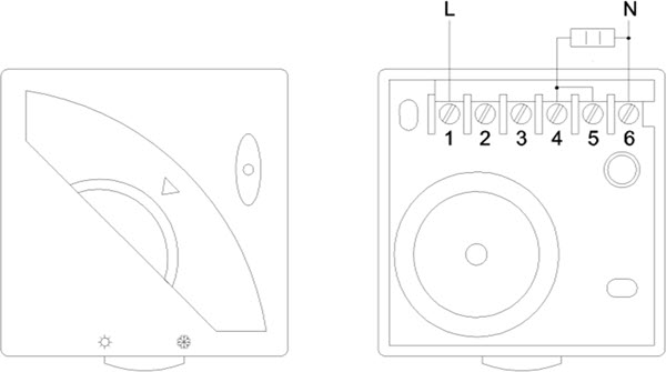 Room thermostat TS TEM16